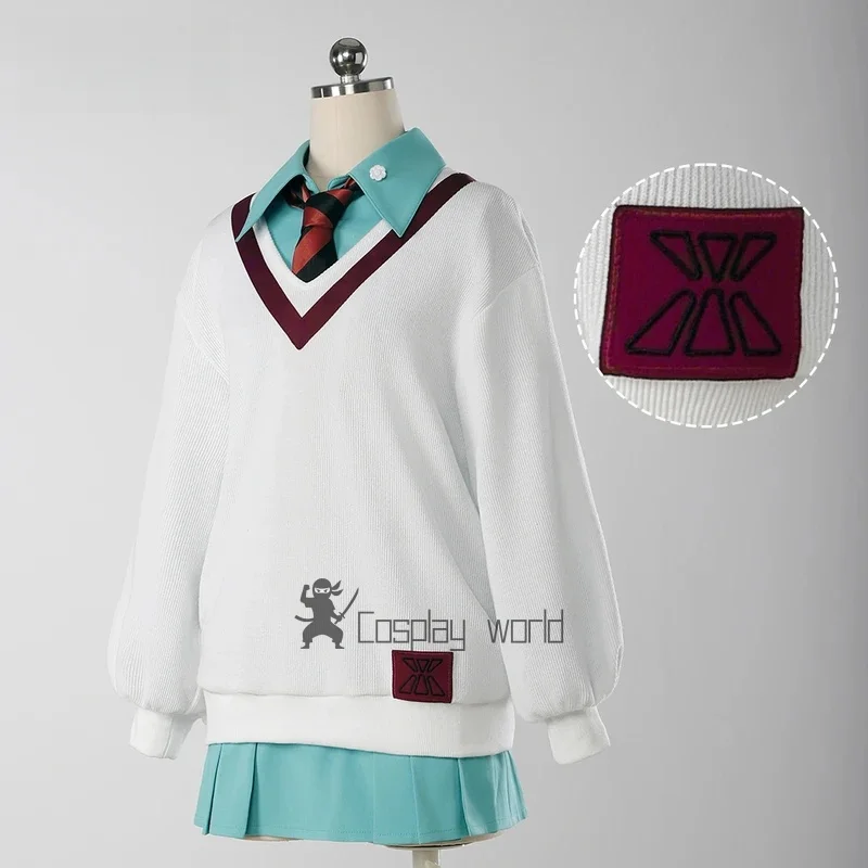 

Amate Yuzuriha Косплей R Качество Маху Костюм Свитер Юбка Рубашка Галстук Повседневная одежда