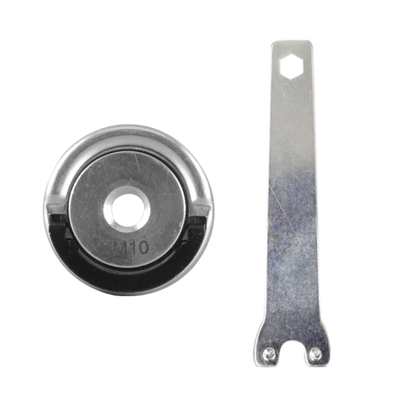 

Durable Angles Grinder Tool Parts M10Thread Pressure Plate Disc Self-locking Disc Inner Diameter-11.38mm Outer-44.72mm