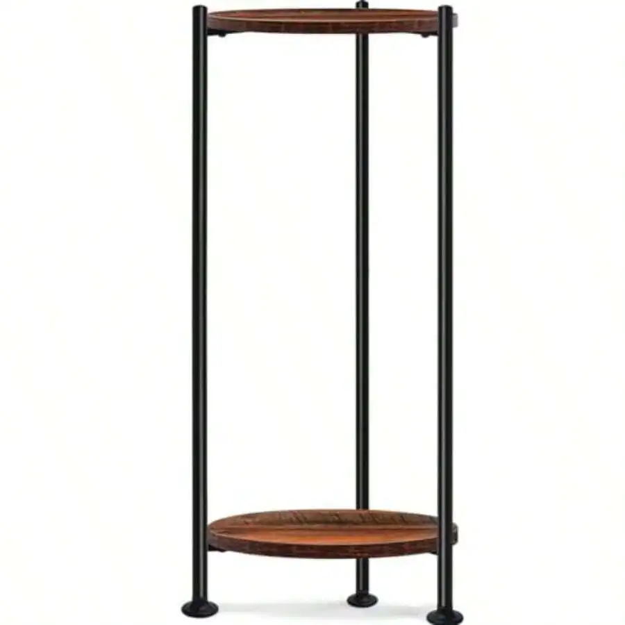 Plant Stand Indoor Outdoor 30'' Tall Plant Stands For Indoor Plants Heavy Duty Indoor Plant Shelf 2 Tier Flower Stand For Living