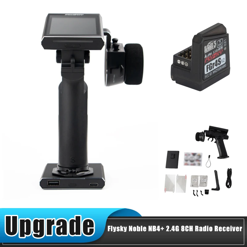 

Flysky Noble NB4+ 2.4G 8CH Radio Receiver Remote Controller with FGR4S Receiver AFHDS 3 Protocol for Remote Control Car Boat