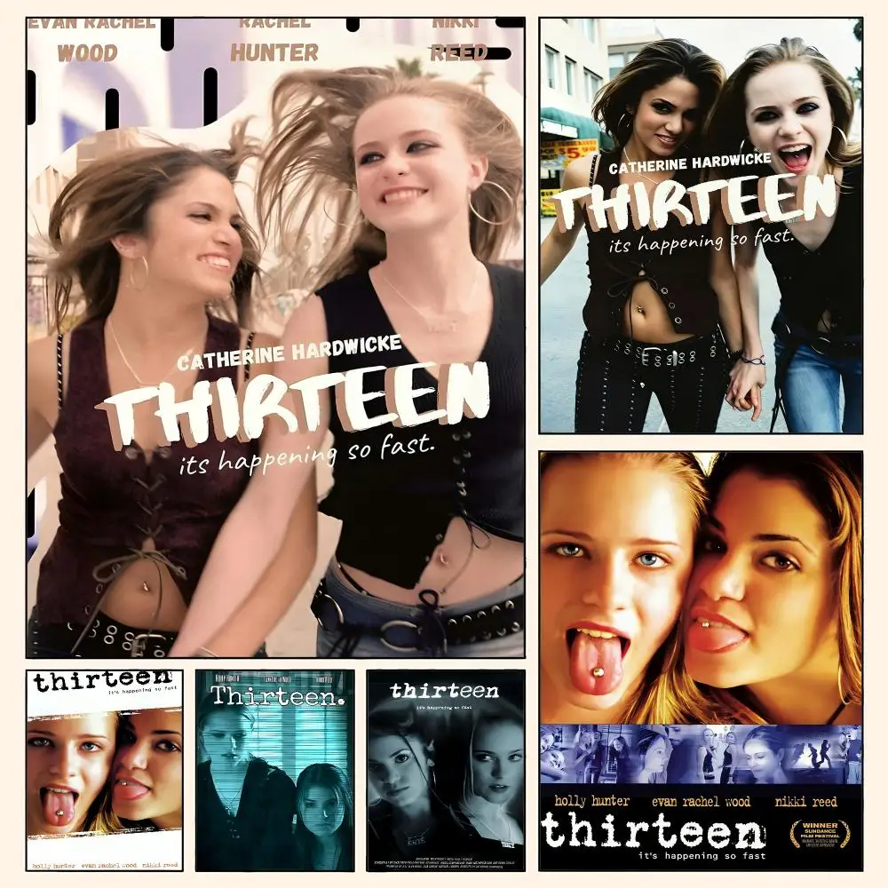 Movie Thirteen Poster Waterproof HD Modern Peel And Stick Wall Decor Living Room Dorm Garage