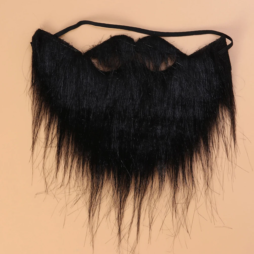

2pcs Realistic Fake Mustache Humorous Party Beard No Glue Needed Soft Comfortable Costume Cosplay Halloween Props Funny Pranks
