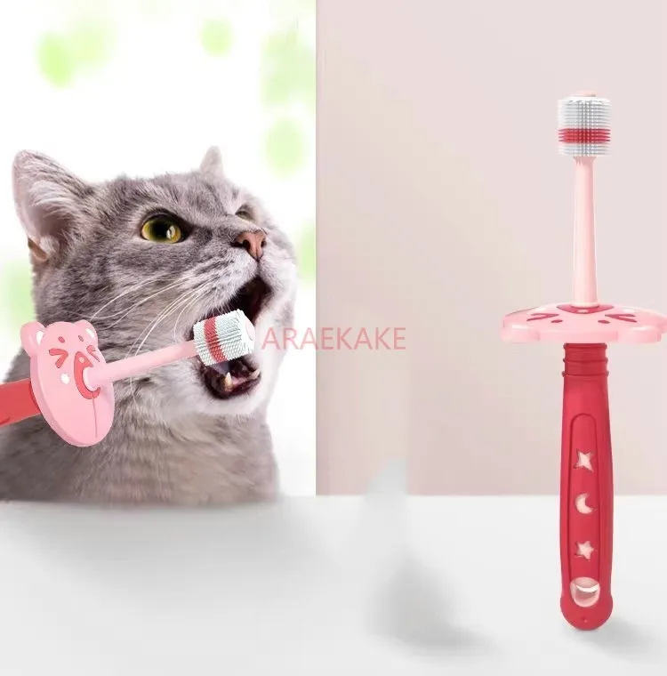 Cat Toothbrush Vic Toothpaste Pet specific Dog Toothbrush Toothpaste Toothbrush Set for Removing Bad breath and Stones Edible