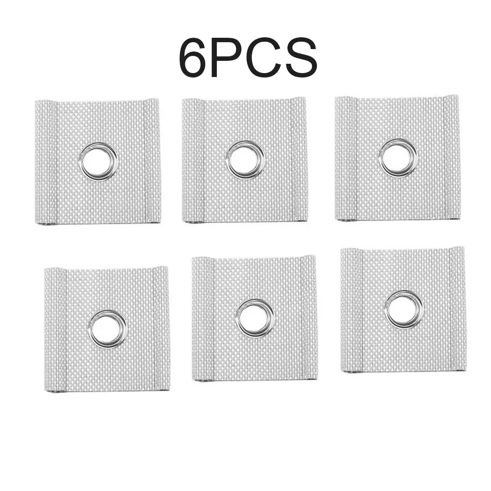 Camping Trips 6*RV Hook Curtain Track Roller Strong Hooks For Outdoor Gear Broad Compatibility Heavy Use Resistant