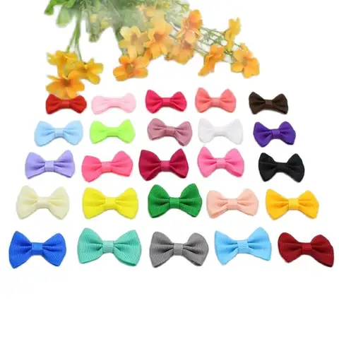 바느질 웨딩 장식용 미니 리본 활, 활 넥타이 헤어 공예, DIY 공예, 결혼식 활 탄생용 리본, 50 개/로트 Best5