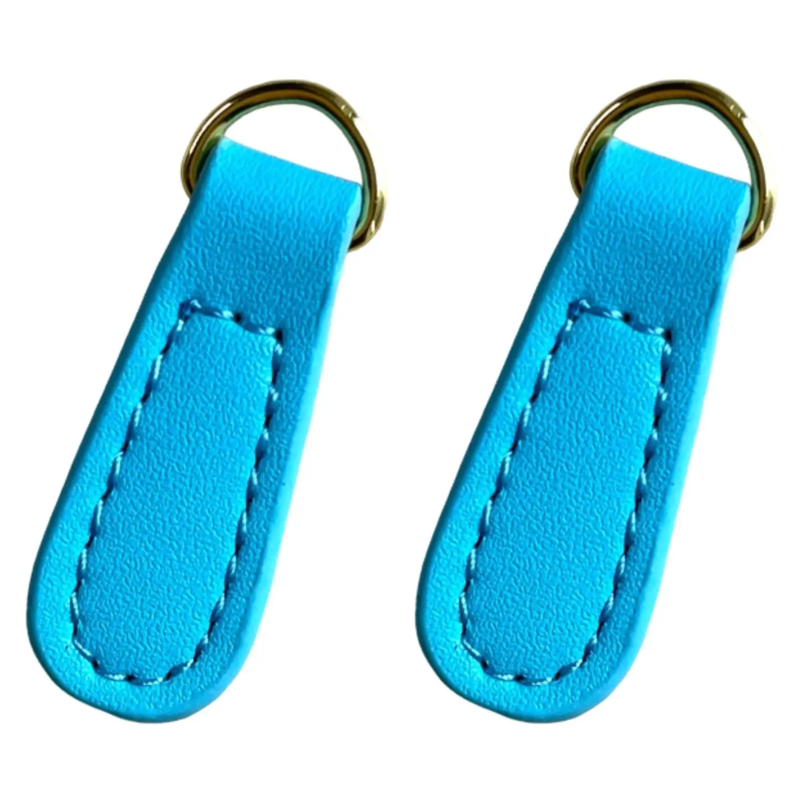 2Pcs Zipper Pulls Zipper Tags PU Leather Zipper Heads Zipper Repair Zip Puller Tag Zip Pulls for Suitcase Clothing Boot Bag