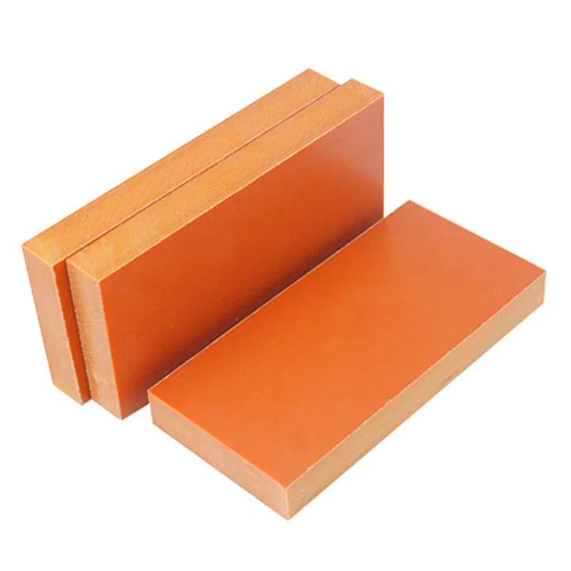 Imagem -05 - Placa de Baquelite Espessa Laranja Placa de Resina Fenólica Isolante Folhas de Baquelite Antiestática Resistência a Altas Temperaturas 120 mm