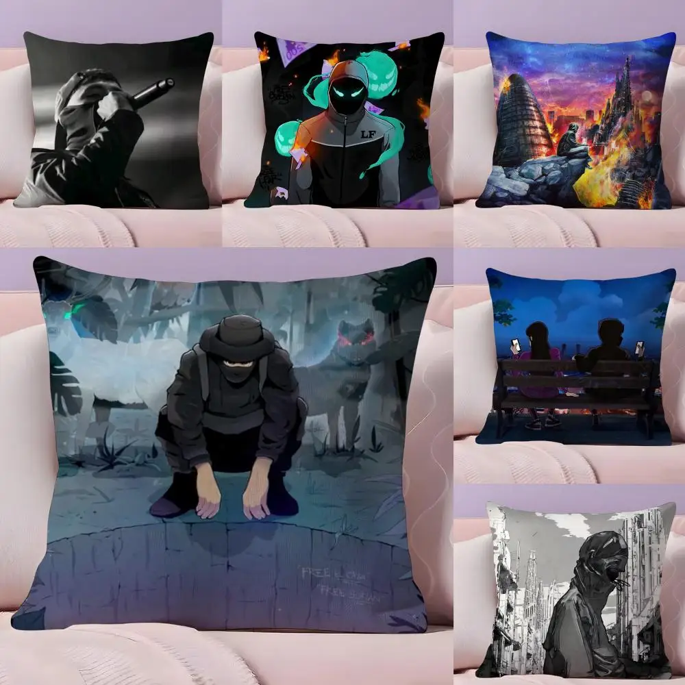 Design B-Beny J-Jr Cushion Cover Plush Fabric Soft Double-Sided Printed Sofa Warm Winter Home Gift Pillow Case