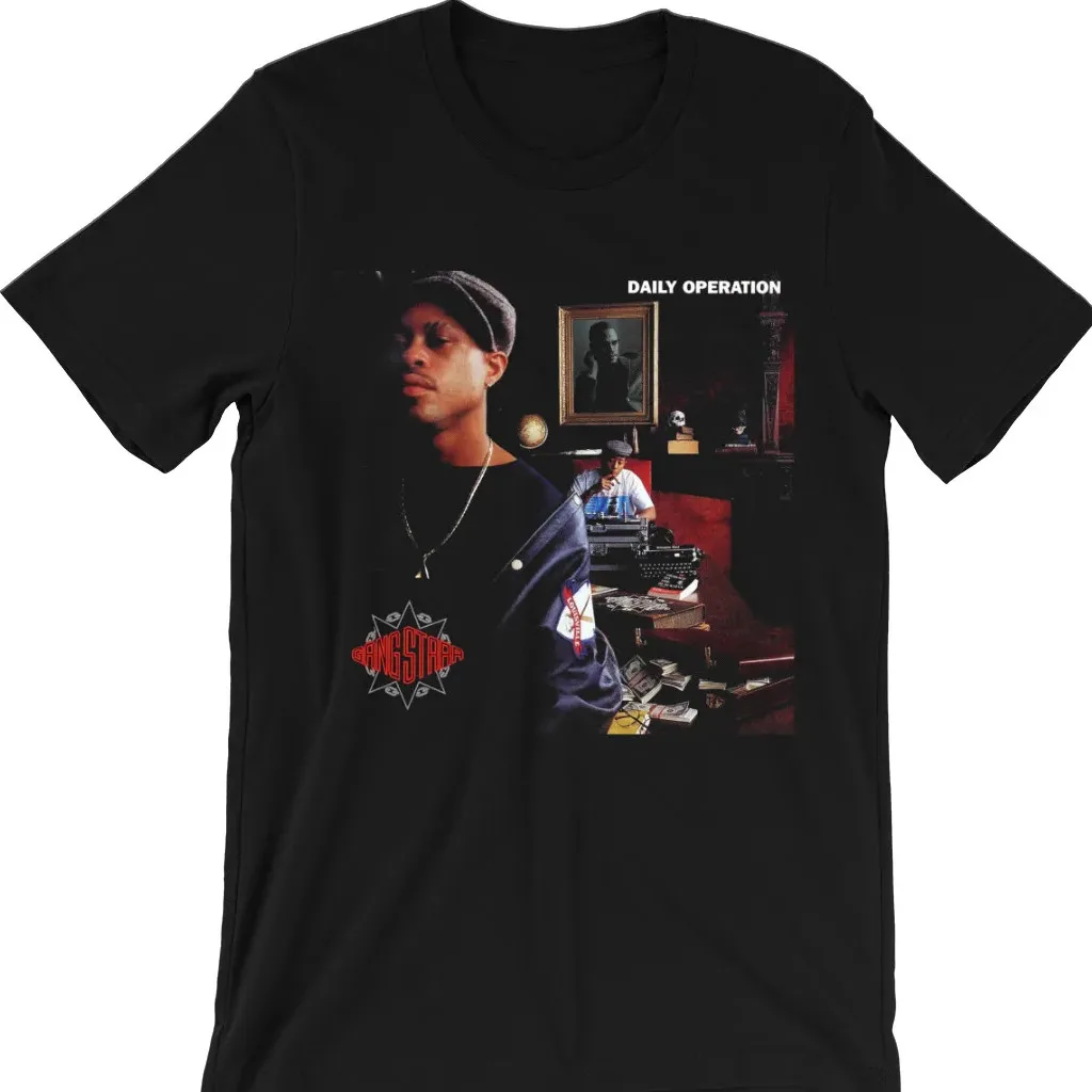 Gang Starr Daily Operation T-Shirt black short sleeve All sizes 1F389