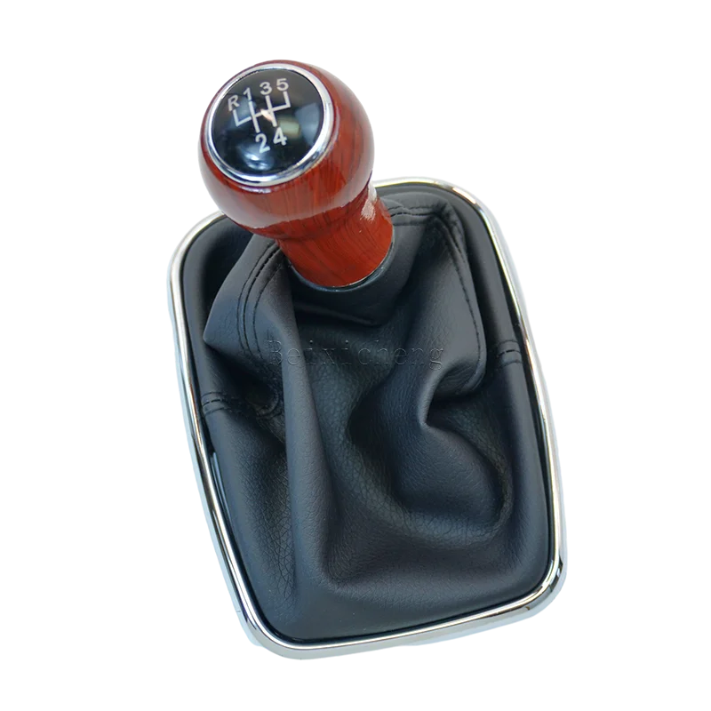 Car 5/6 Speed 12mm Gear Shift Knob Lever Shifter Gaiter Boot for Volkswagen VW Golf Bora Jetta GTi MK4 Interior Accessories