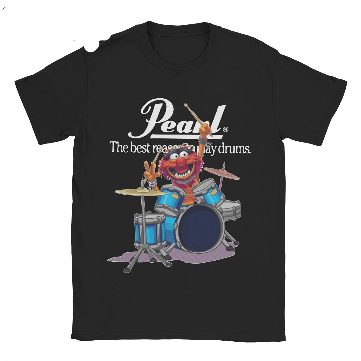 Awesome  Animal Drummer The Muppets Show T-Shirt for Men Crewneck Cotton T Shirt  Short Sleeve Tee Shirt New Arrival Tops