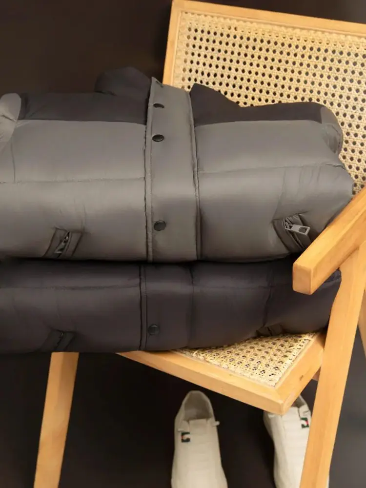 Pesado premium du down jaet masculino busin casual gola fofa 90 branco du pena casaco quente à prova de vento