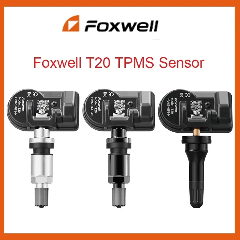 Foxwell T20 T10 Programmable TPMS Tire Pressure Sensors  Dual Frequency 315Mhz 433Mhz Same as Autel MX-Sensors work for All Cars