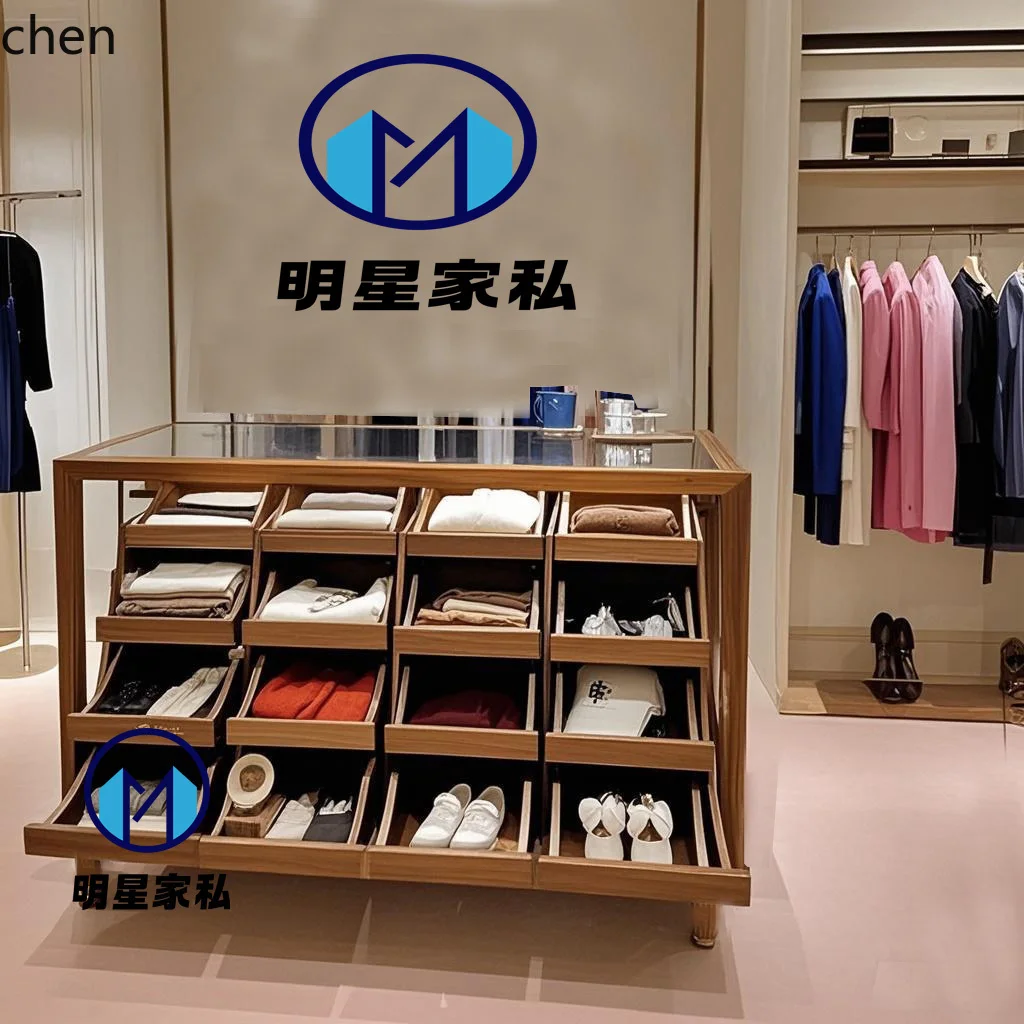 

HXL clothing store Nakajima display cabinet, running water table side cabinet, jewelry display cabinet