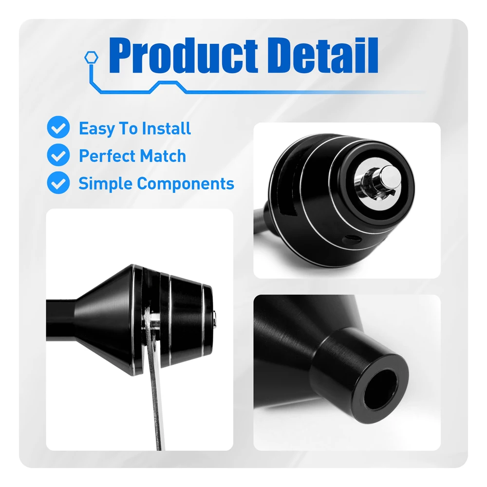 Anti Theft Heavy Duty Decorative High Quality CNC Aluminum Handlebar Helmet Lock for Harley Motorcycle Accessories