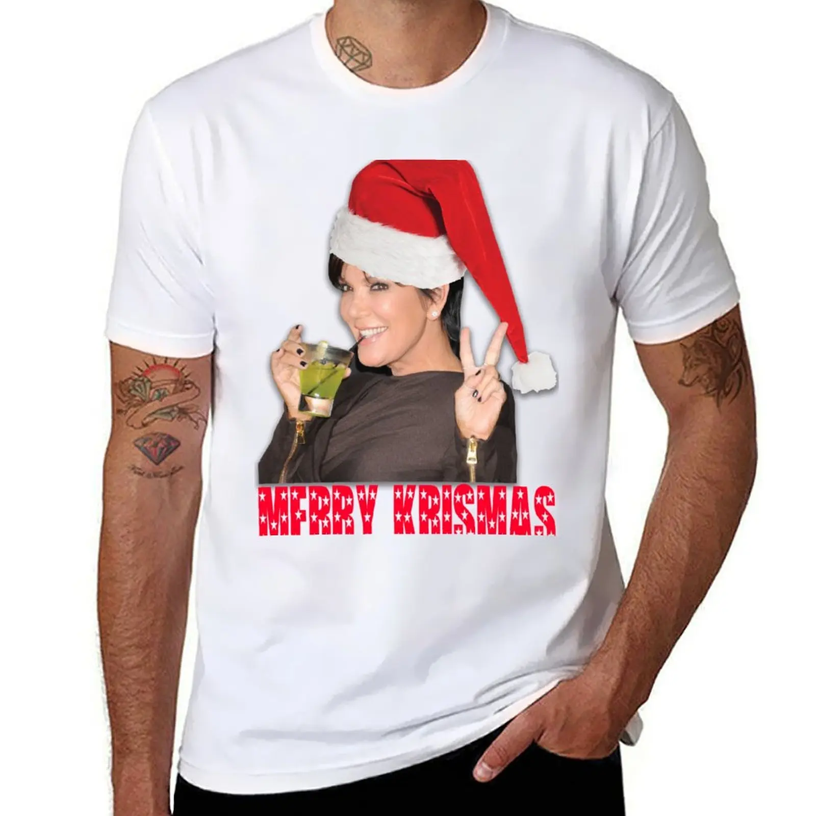 

MERRY KRISMAS! T-Shirt shirts graphic tees summer clothes animal prinfor boys cotton man t-shirts mens graphic t-shirts