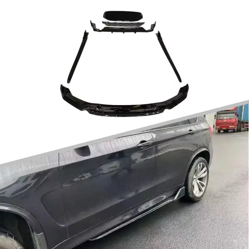 Suitable for BMW X5 F15 Modification Upgrade Black Warrior Front Rear Lip Side Skirts Roof Wing Small Body Kit Set