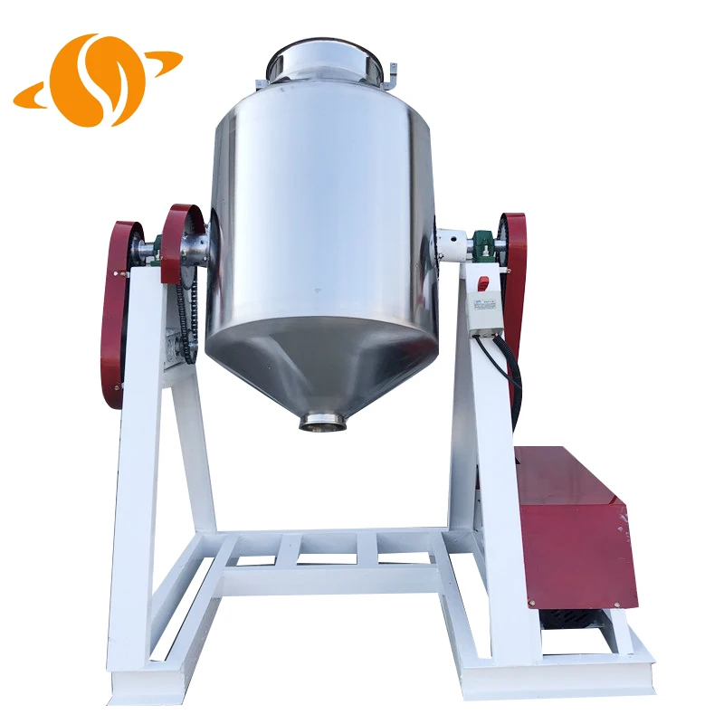 40 l 60 l Spice Powder Mixing Machine Mixer Drum Rotator Mix Powder Food Powder Mixer