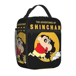 Crayons Shin-chans Cute Anime Insulated Lunch Bag Thermal Bag Meal Container Portable Lunch Box Tote Food Storage Bags