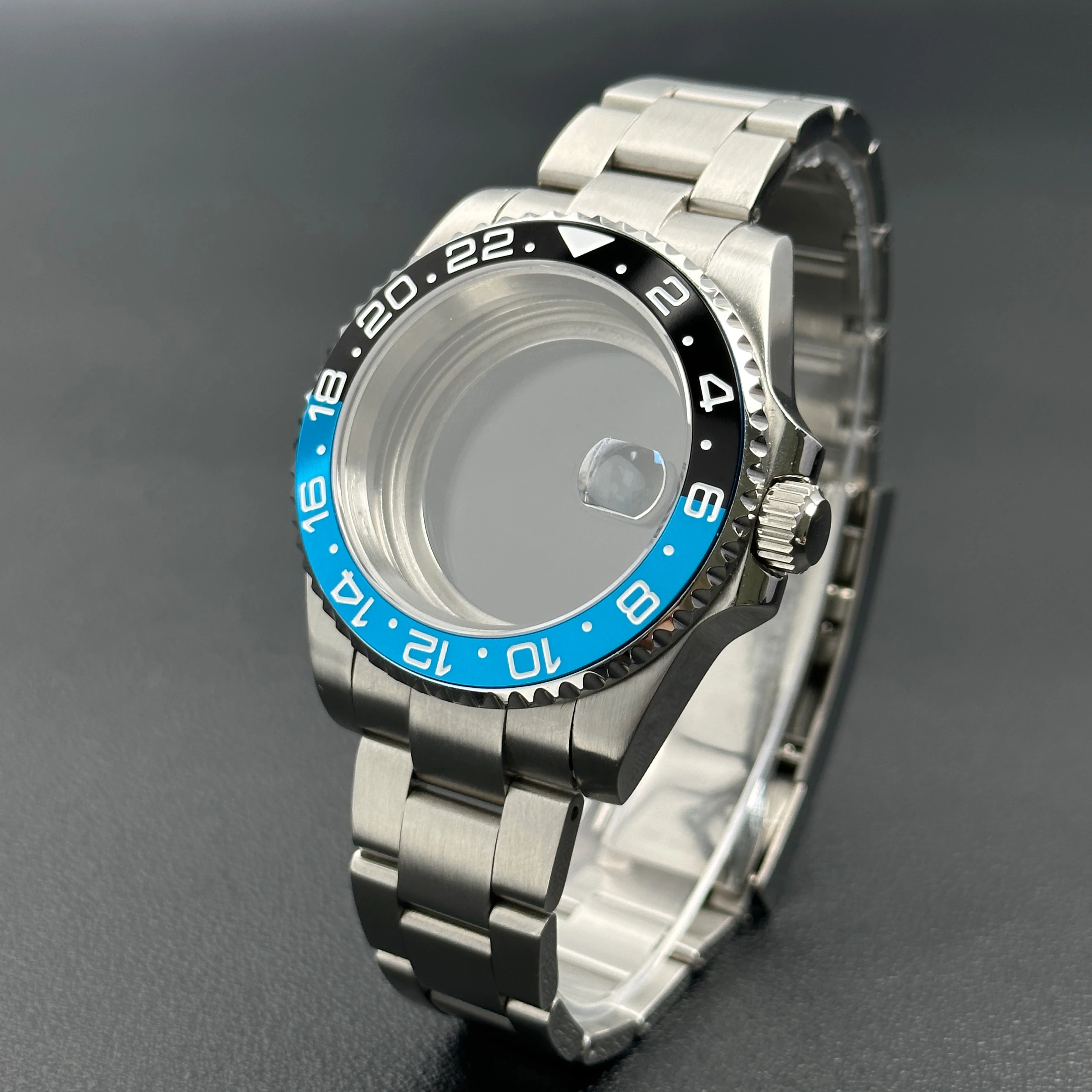 Корпус часов NH35 Sub/GMT, 40 мм, сапфировое стекло из нержавеющей стали, безель с 120 щелчками для механизмов NH34/NH35/NH36, аксессуары Seiko Mod