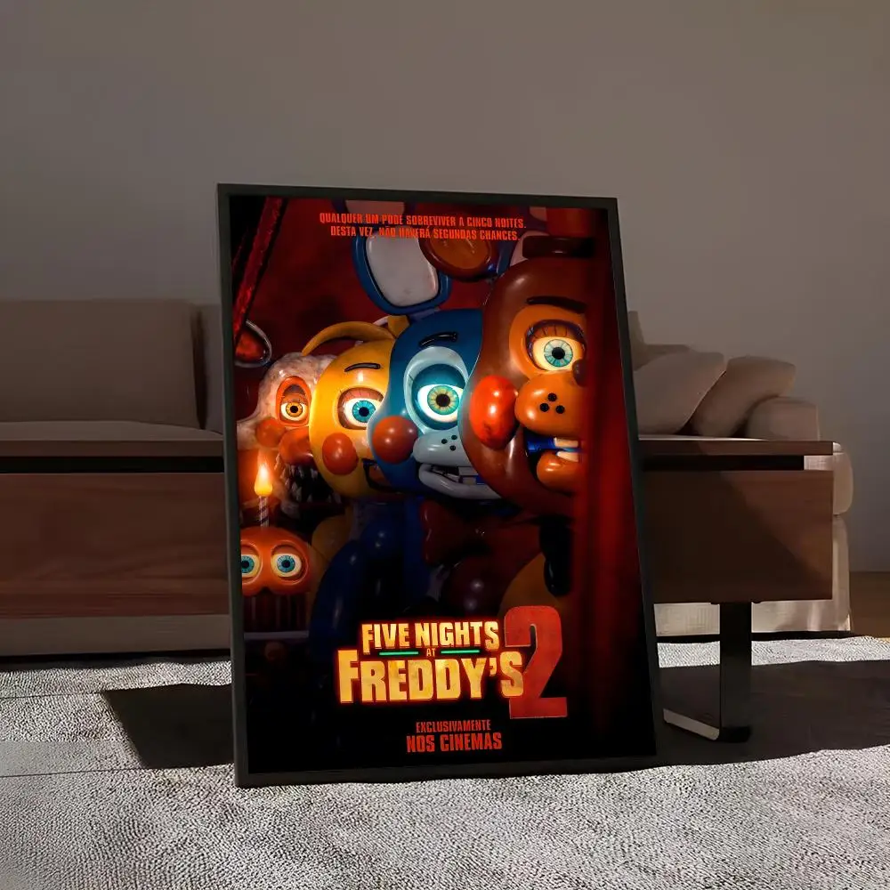 Fnaf Five-nights-At-Freddys 2 Painting Calligraphy Print Canvas Art Pictures Home For Living Room Modern Decor Room Home Decor