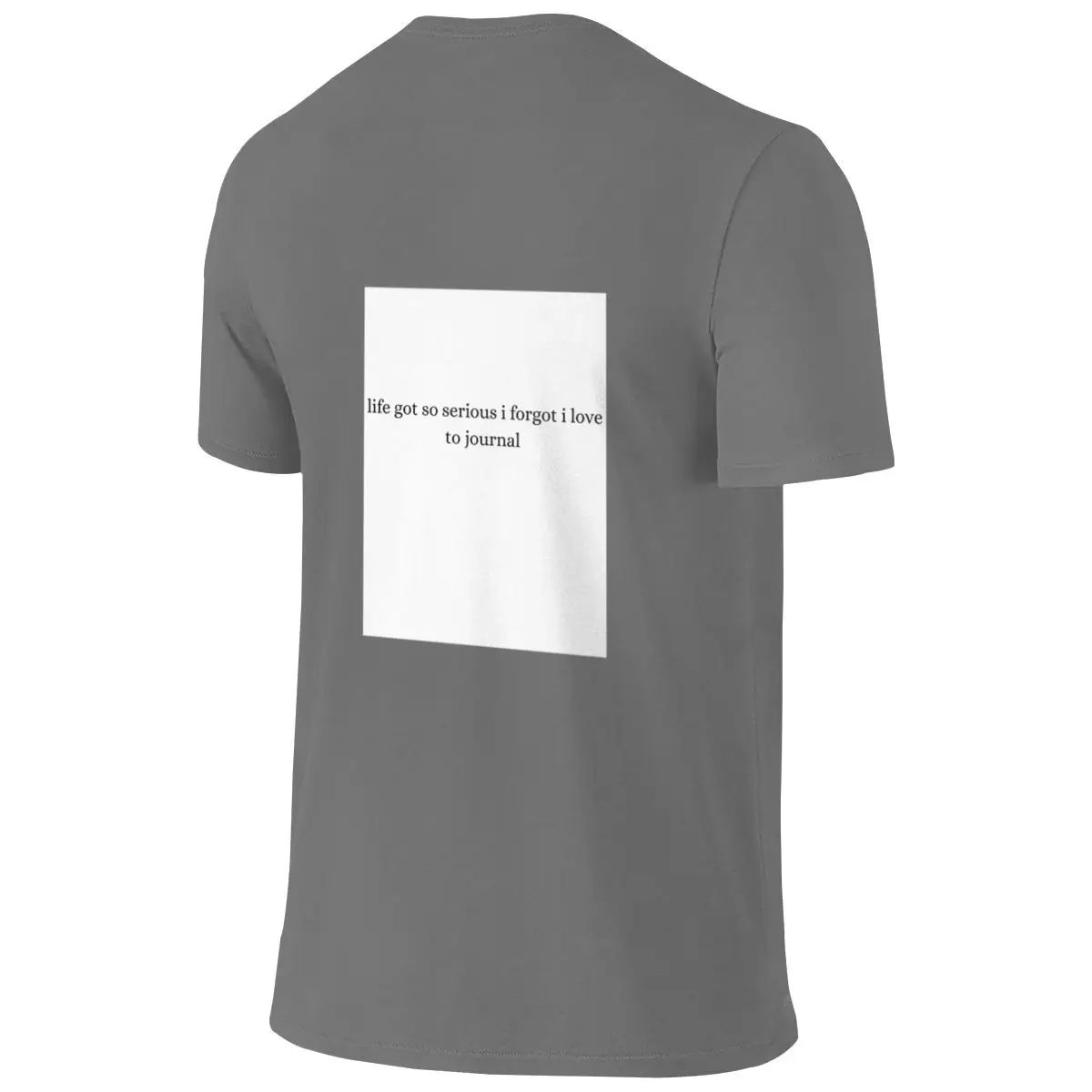 Life Got So Serious I Forgot I Love To Journal Drapey Reversible T-shirt Daily Lazy Youthful Feeling T-shirt