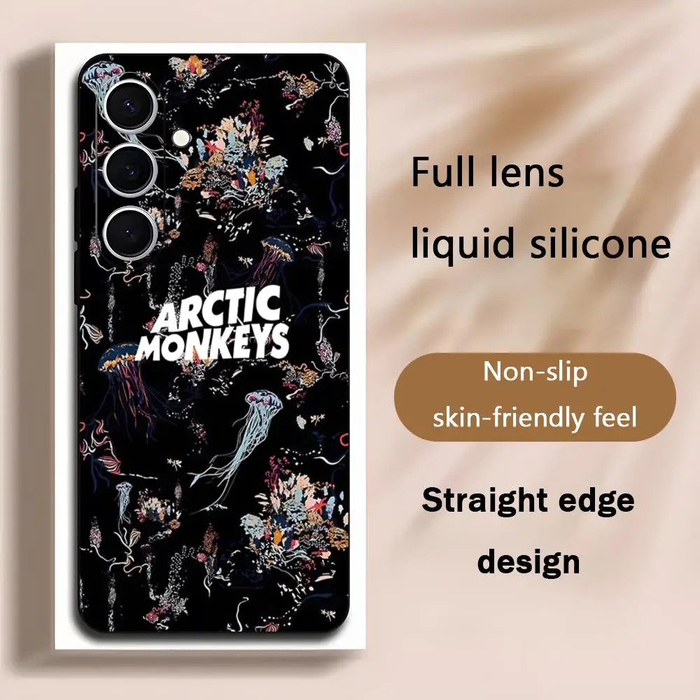 Popular Band Arctic Monkeys  Phone Case For Samsung Galaxy S26 S25 S24 S23 S22 S21 Plus Ultra Fold A Soft Black
