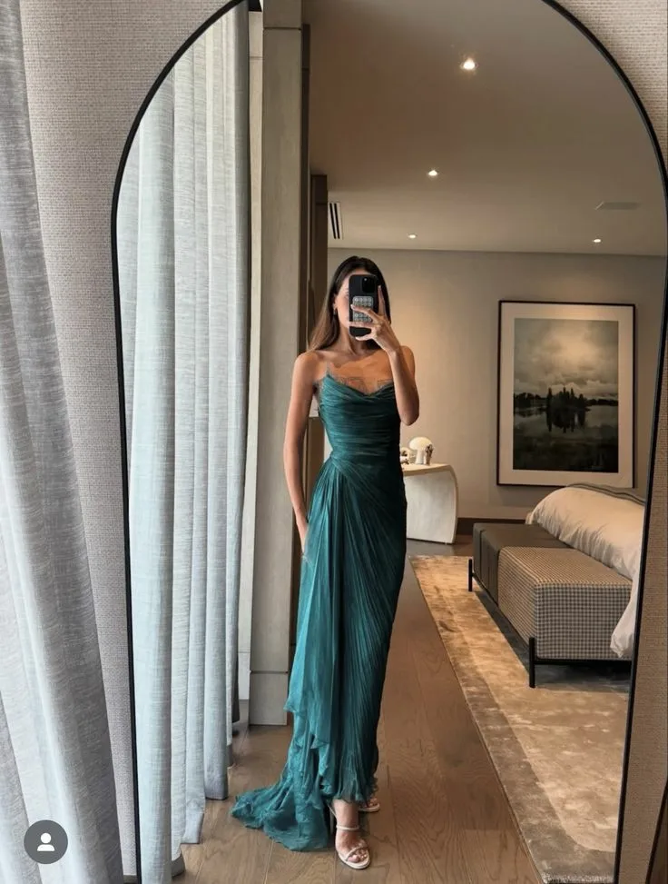 LORIE Sexy Shiny Mermaid Evening Dresses Lace Pleats Sweethart Ruched Prom Gown Party Dresses 2026 Customized Brithday Gown Club image 2