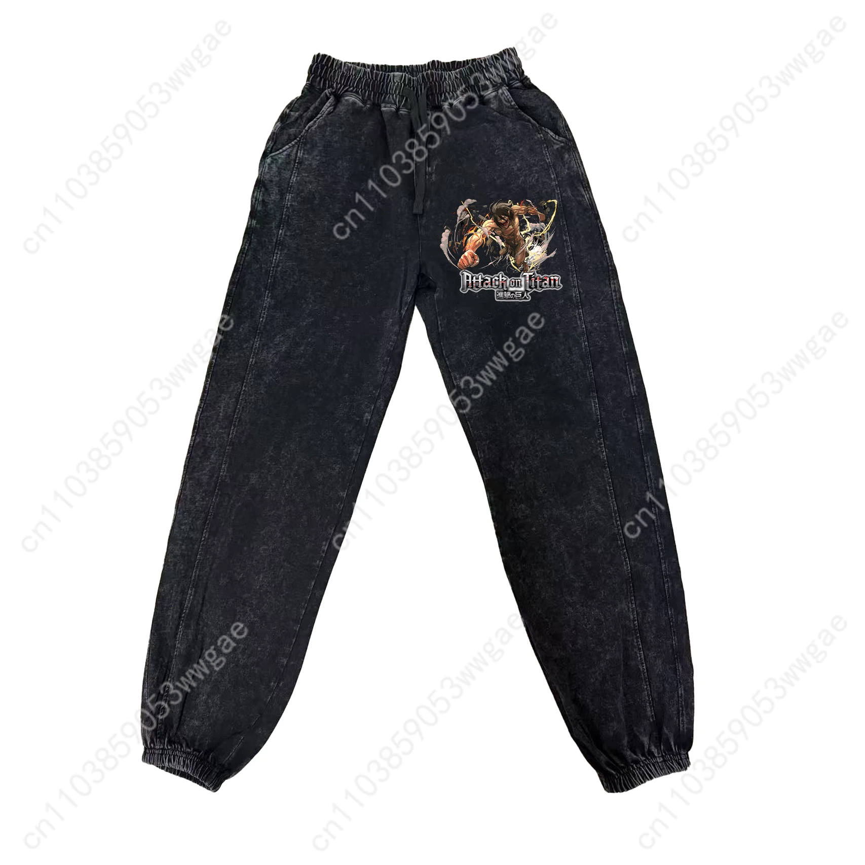 Attack On Titan Pants Mens Womans Teenagers Retro Vintage Trousers Cotton High Quality Elastic Sweatpant Anime Custom Made Pant