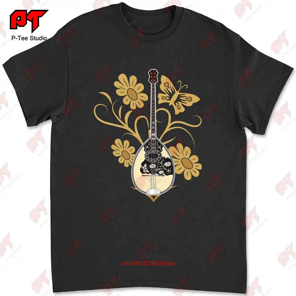 Greek Bouzouki Pattern T-shirt XW1G