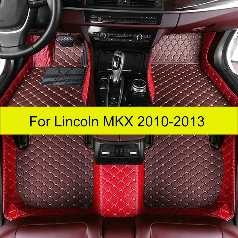 

Car Floor Mats For Lincoln MKX 2010 2011 2012 2013 Custom Auto Foot Pads Automobile Carpet Cover Interior AccessoriesCar Floor M