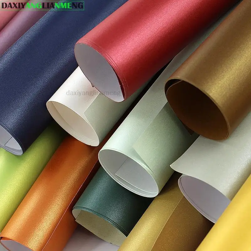 [50pcs  A3  A4 Size THICKness 120gsm ] SINGLE Sided Painted Pearl Paper Colored WHITE Backside , DIY Gift Packing Paper