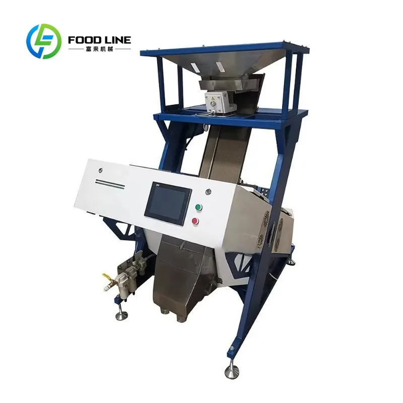 Intelligent Rice Color Sorter Machine for Grain Automatic CCD Beans Color Sorting Machine for Rice Corn Wheat Coffee Bean Custom