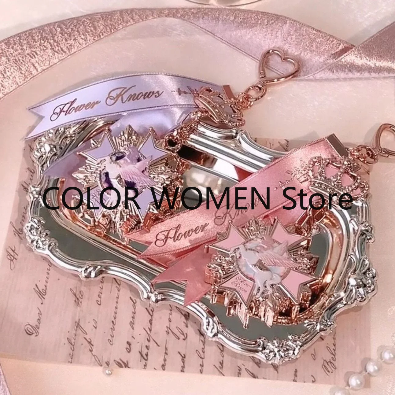 Flower Knows Knight Unicorn Series High-gloss Paste Pendant