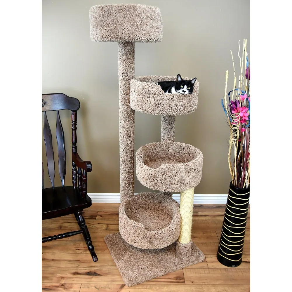 

New Cat Condos Brown, Brown,New Cat Condos Brown Cat Tree