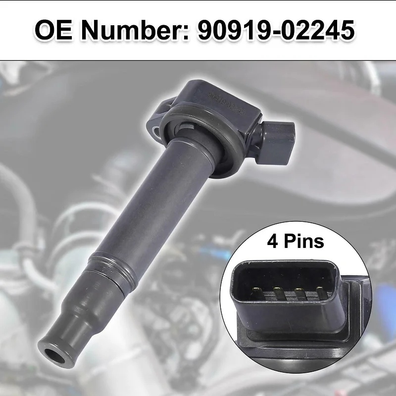 1Pcs 90919-02245 Ignition Coils Replacement for Toyota