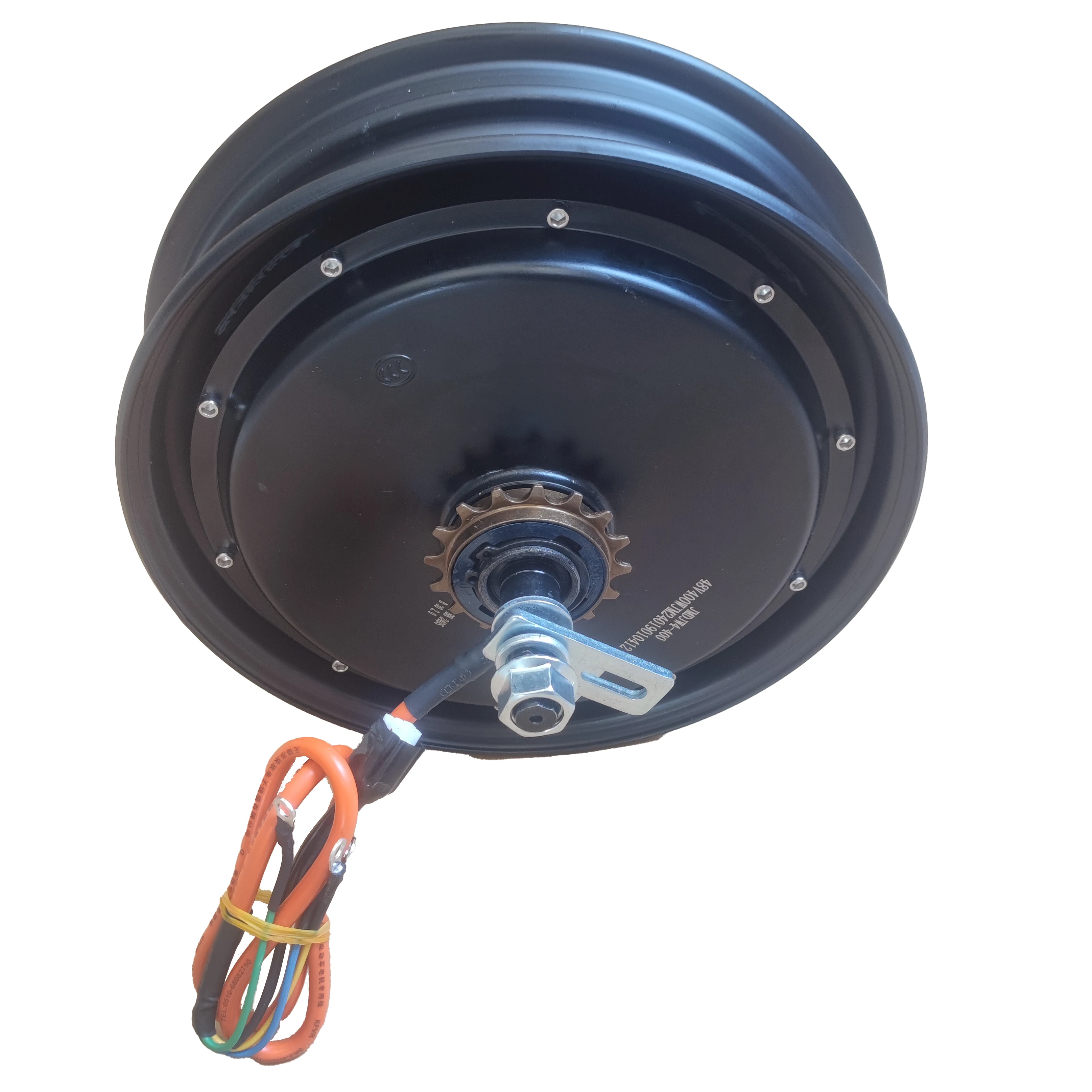 72V brushless DC motor 3000W 2000 hub motor 17 inch brushless DC motor electric motorcycle forklift bicycle double shaft brush