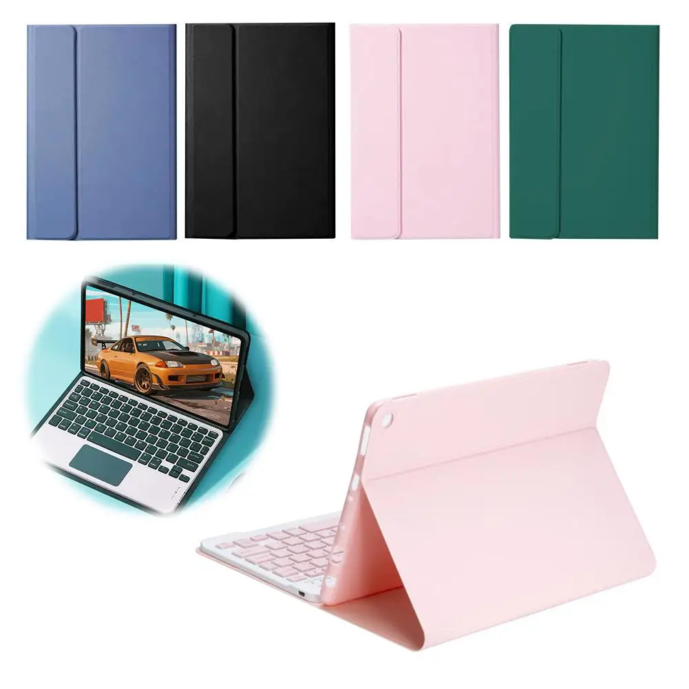 

﻿ for redmi Pad 2 Pro Case Wireless Keyboard Tablet Cover for redmi Pad 2 Pro Trifold Leaher Soft Back Stand Tablet Case O6N1