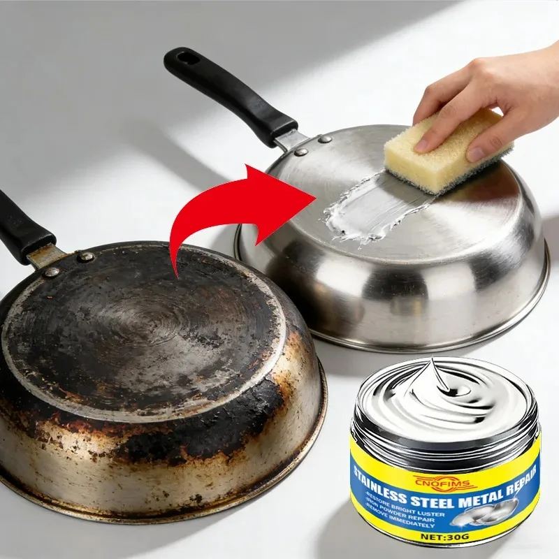 

Fasilawei Multi-Purpose Metal Renovation Cream: Chrome Polish for Auto & Home Stainless Steel Care