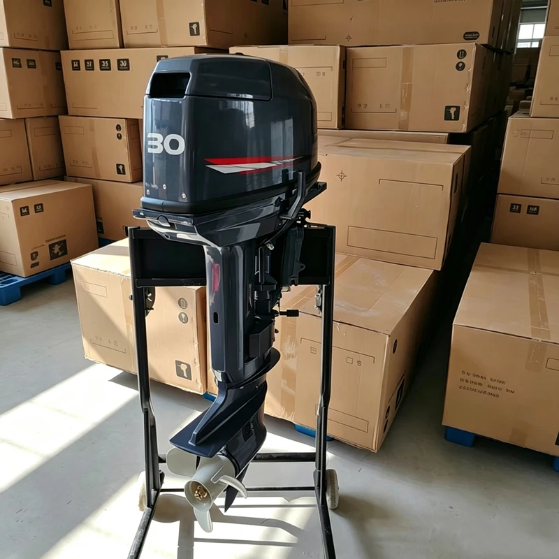 Wholesale 30HP Outboard Motor Anti-corrosion 2 Stroke Boat Engines Manual Hand Start Fuel for Fishing Boats