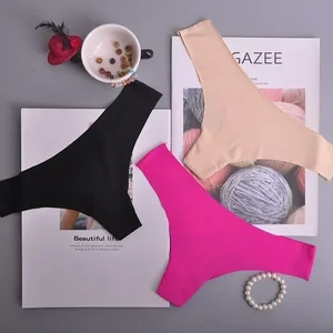 2 PCs sexy Dessous ohne Nähen von weiblicher G-String-Innenkleidung Ladies Panties Dessous Bikini Hosen Tanga Intime Unterwäsche 8 Hauptverkaufshosen - №8