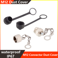 5pcs 10pcs M12 plug dust cover IP67 waterproof and dustproof plastic/metal dust cover
