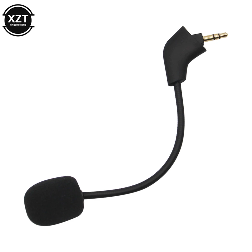 3.5mm Jack Microphone Mic Booms With Noise Cancelling Detachable Foam Cover For Kingston HyperX Cloud Mix Headsets