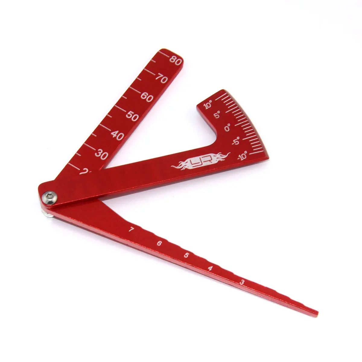 1/8 1/10 Adjustable Ruler Height Gauge RC Car Wheel Rim Camber Height Tires Angle Balance Rulers for Tamiya HSP Shunting Tools