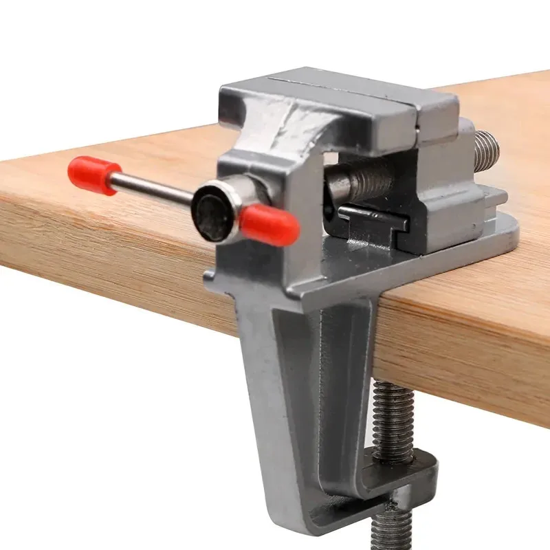 35MM Aluminium Alloy Table Bench Clamp Vise Multi-functional Bench Vise Table Screw Vise for DIY Craft Mold Fixed Repair Tool