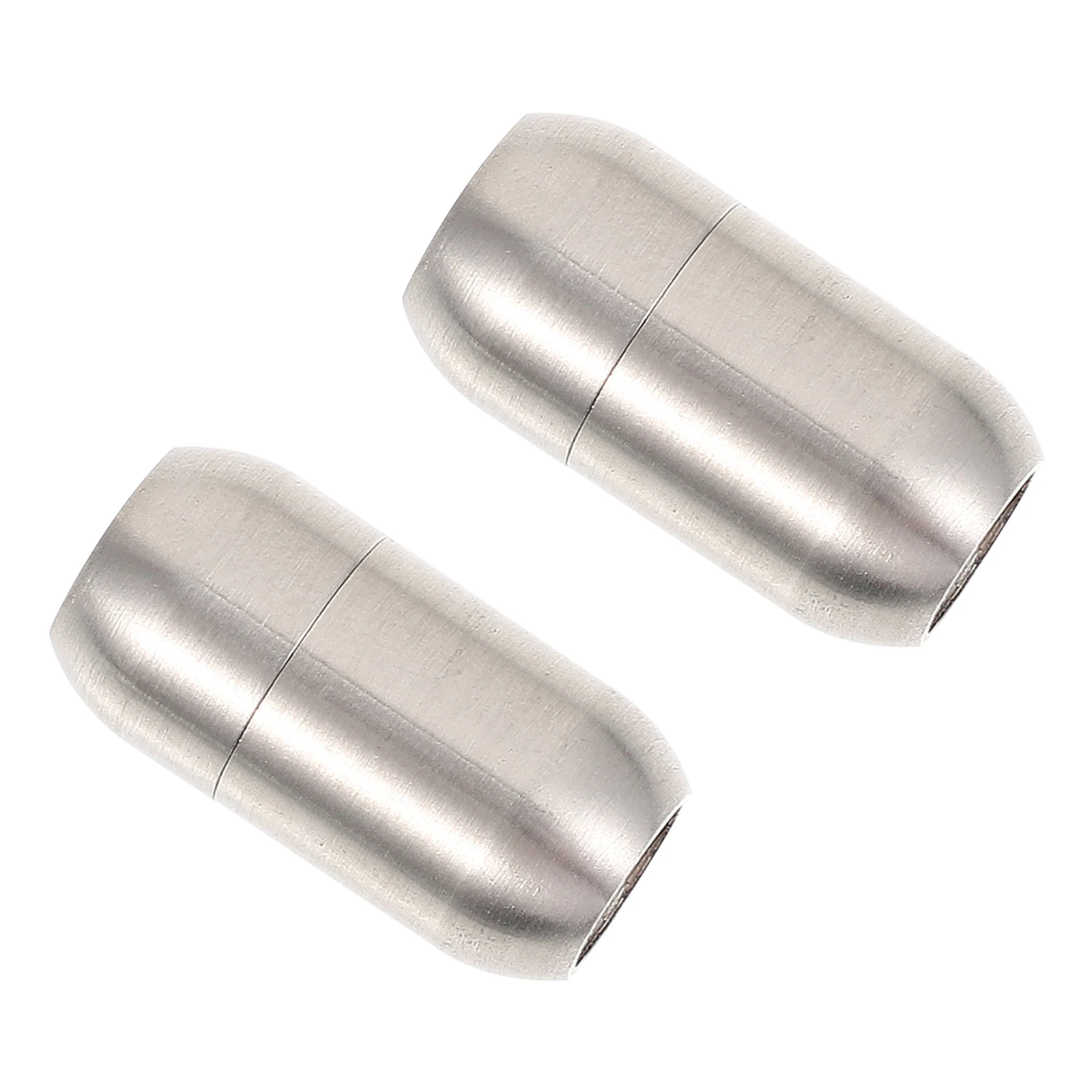 

2 Pcs Jewelry Bracelet Cable Accessories Making Supplies Accessory Stainless Steel Clasps Buckles for Silver DIY