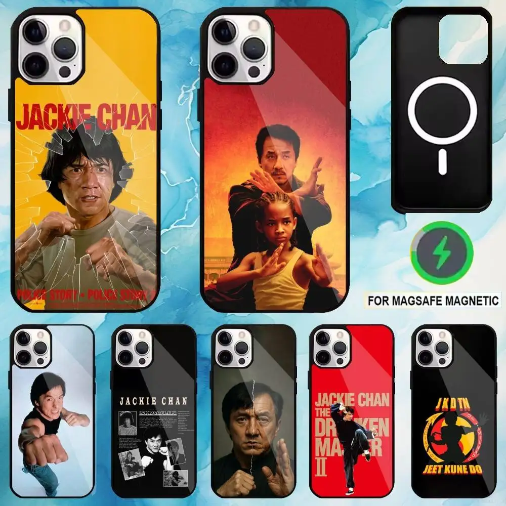 

Kung Fu Star Jackie Chan Phone Case For iPhone17,16,15,14,13,12,11 Plus,Pro Max Magnetic For Magsafe Wireless Charging