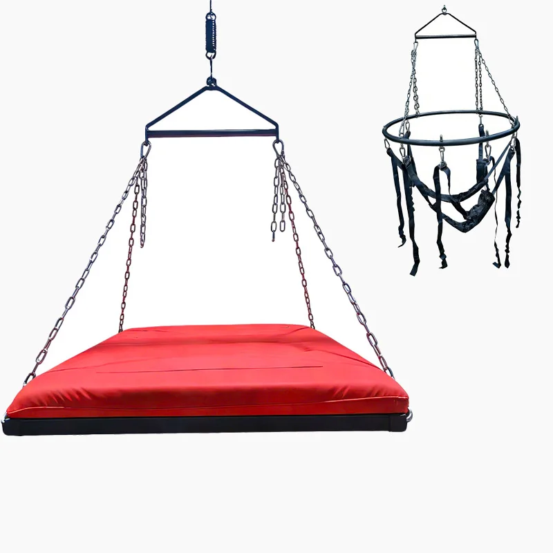 Adult Toys Metal Triangular Frame Swing Hook Spring Restraint Accessory Couples SM Couple Flirting Sexy Equipment  Bondage Seat
