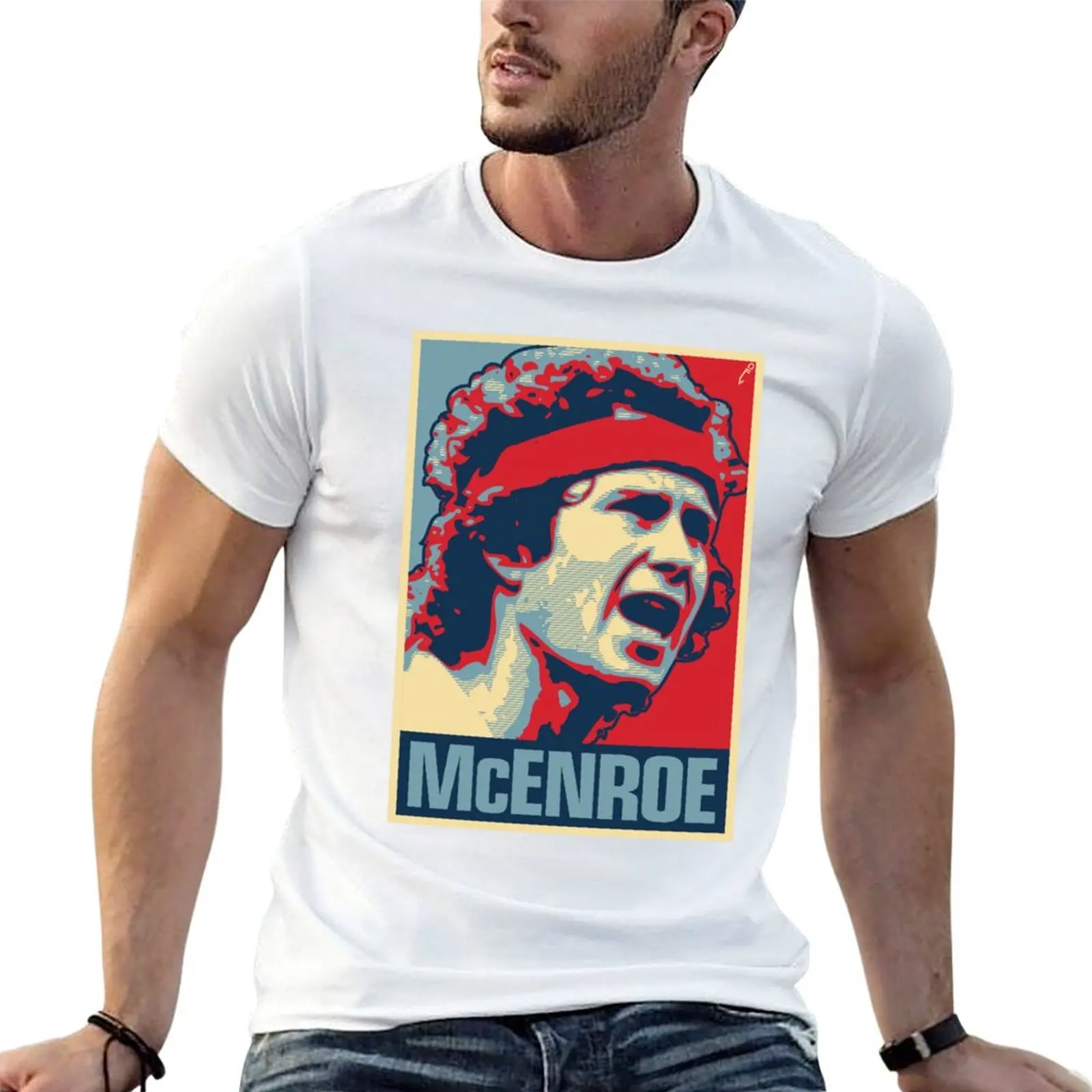 

McEnroe T-Shirt t shirt custom print printed t shirts for man g man t shirts for men T-shirt