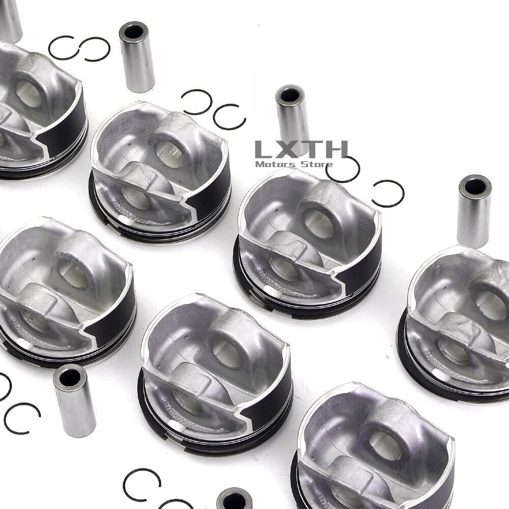 10x Pistons & Rings Set STD Φ92mm  A11257840918  A11257840922  For BMW M5 M6 E60 E61 E63 E64 S85B50 5.0 V10